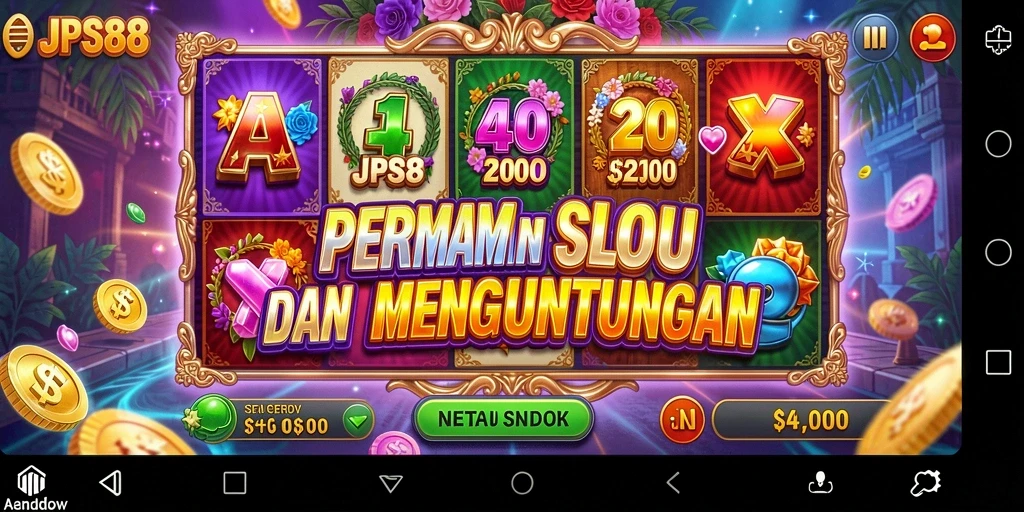 Tampilan menarik dari gameplay Slot di JPS88 yang penuh warna.