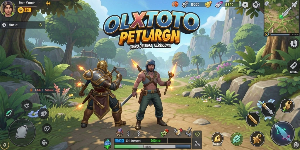 Tampilan gameplay Open World yang memukau dengan detail yang menawan.
