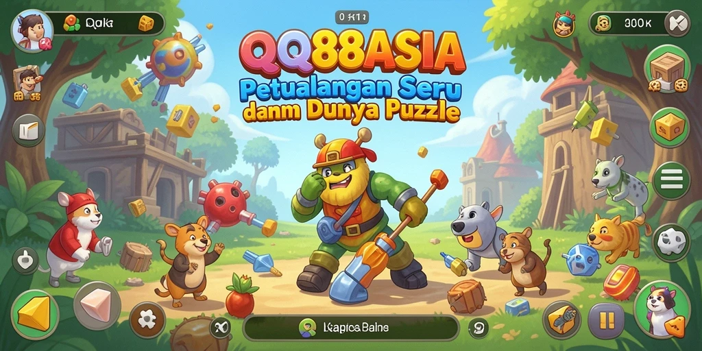 Tampilan gameplay QQ88ASIA yang seru dan menantang.