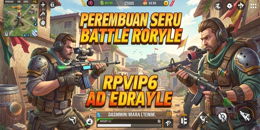 Gameplay seru dan menegangkan di RPVIP6 Battle Royale.