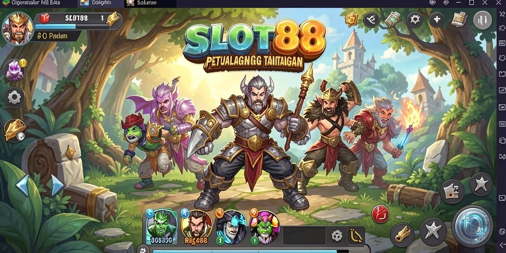 Tampilan menarik dari gameplay SLOT88 yang memberikan sensasi RPG yang mendalam.
